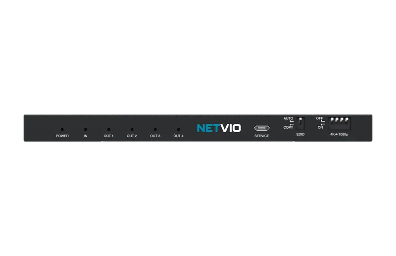 Netvio SP-H2-0104 4K60 Splitter | Scaling | Audio | EDID