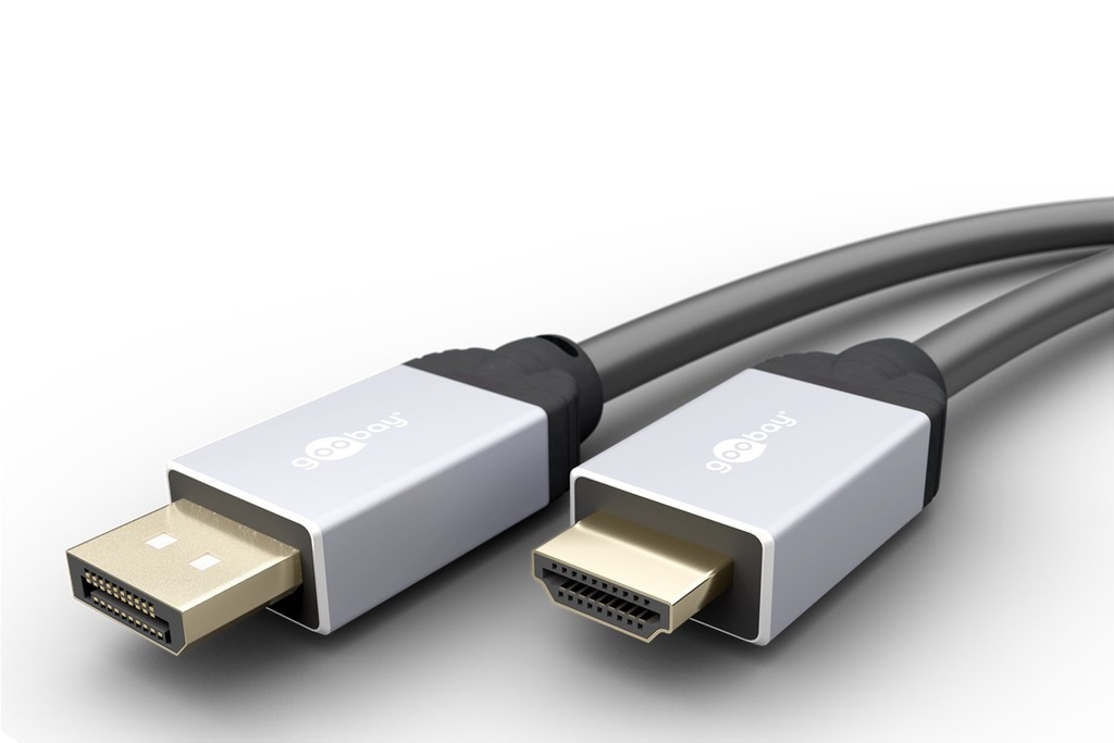 Goobay DisplayPort / High Speed HDMI™ Adapter Cable 5m