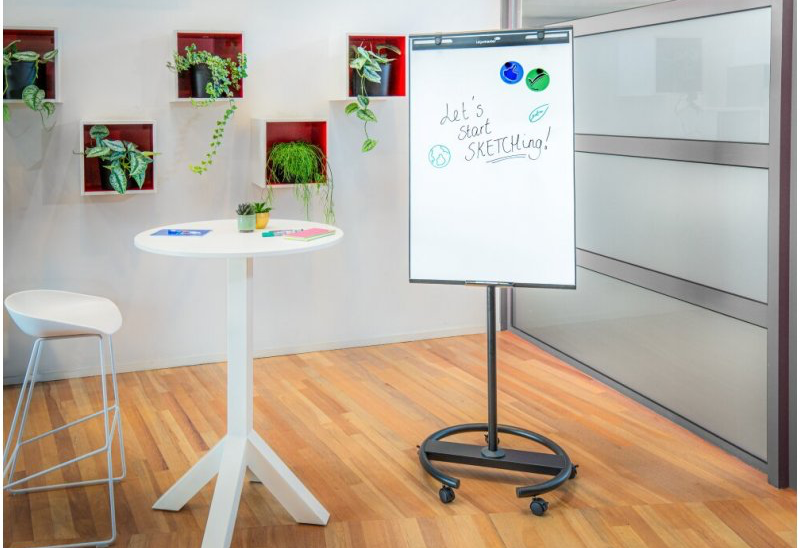 Flipcharts fra legmaster Mobile og stående flipcharts