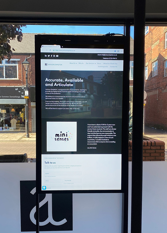 Syna Dobbel - Vindusskjerm 3500/1000 nits (Frittstående)