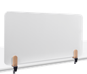 ELEMENTS desk divider whiteboard 60x120cm clamps