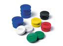 magnet 30mm green 10pcs