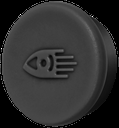 magnet 20mm black 10pcs