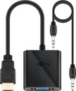 HDMI™/VGA Adapter, nickel-plated