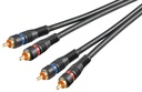 Stereo RCA Cable 2x RCA, Double Shielded