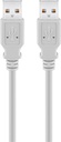 USB 2.0 Hi-Speed cable 3 m, grey