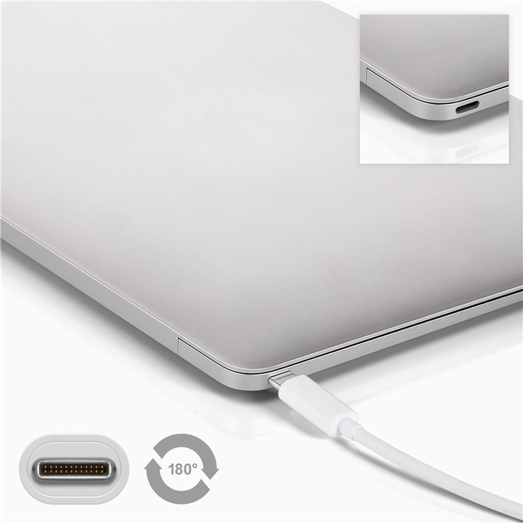 USB-C/DVI USB grafiske kobling 920 x 1080 piksler Hvit