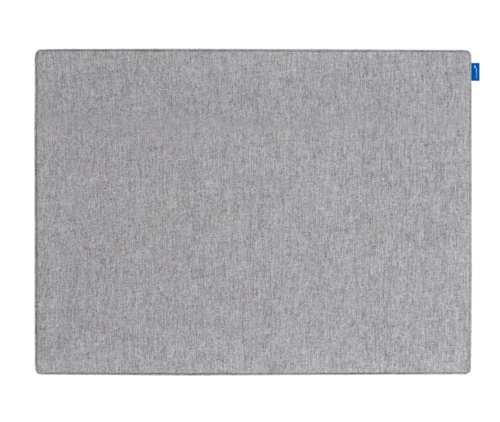 BOARD-UP acoustic pinboard 75x50cm quiet grey