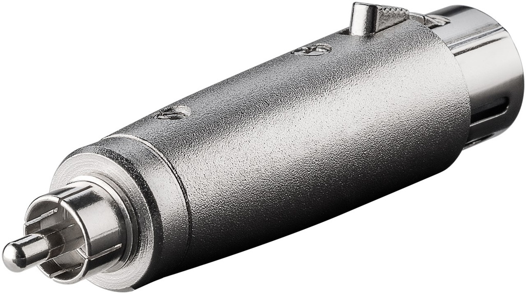 XLR-adapter, RCA-plugg til XLR-kontakt