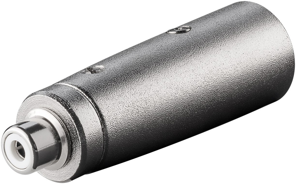 XLR adapter, RCA hunn til XLR hann