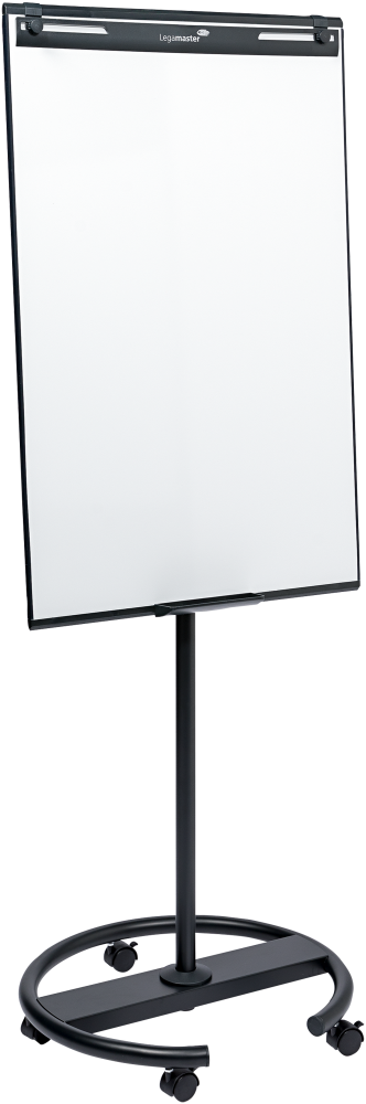ECONOMY TRIANGLE mobile flipchart round base