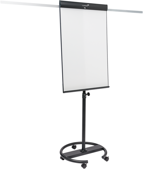 UNIVERSAL TRIANGLE mobile flipchart round base