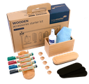 WOODEN whiteboard accessory set 17-piece