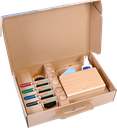 WOODEN whiteboard accessory set 17-piece