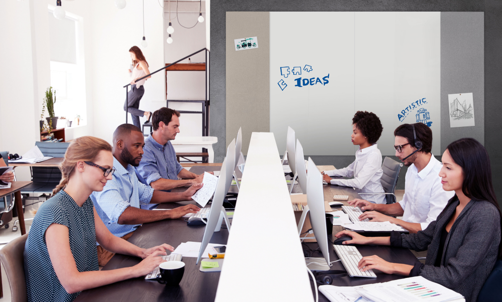 WALL-UP whiteboard 200x119.5cm