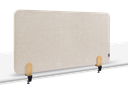 ELEMENTS Støydempende bordskjerm 60x120cm Beige, med beslag