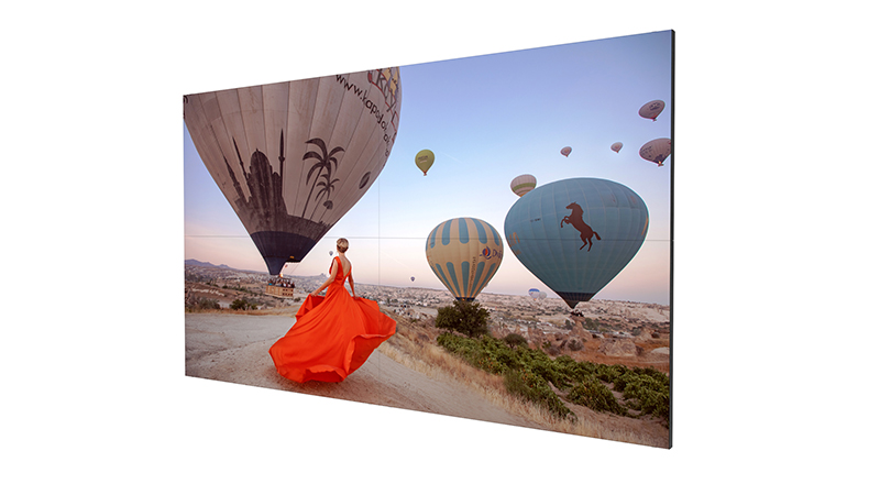 Ultra narrow Bezel, 55" Video wall