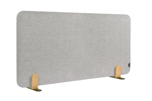 ELEMENTS Støydempende bordskjerm 60x80cm Grå, frittstående