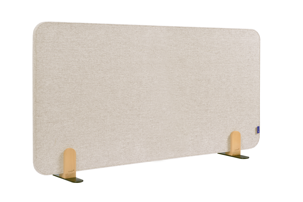 ELEMENTS Støydempende bordskjerm 60x160cm Beige, frittstående