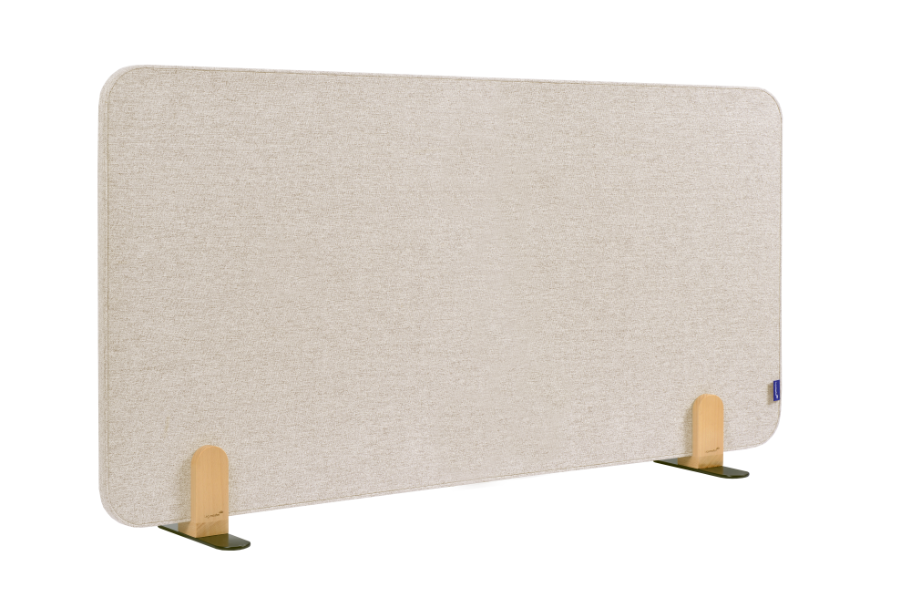 ELEMENTS Støydempende bordskjerm 60x80cm Beige, frittstående