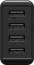 4-port USB-lader, 4x30w USB A