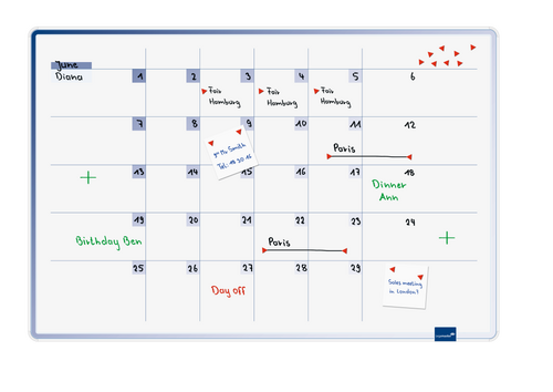 ACCENTS month planner 60x90cm