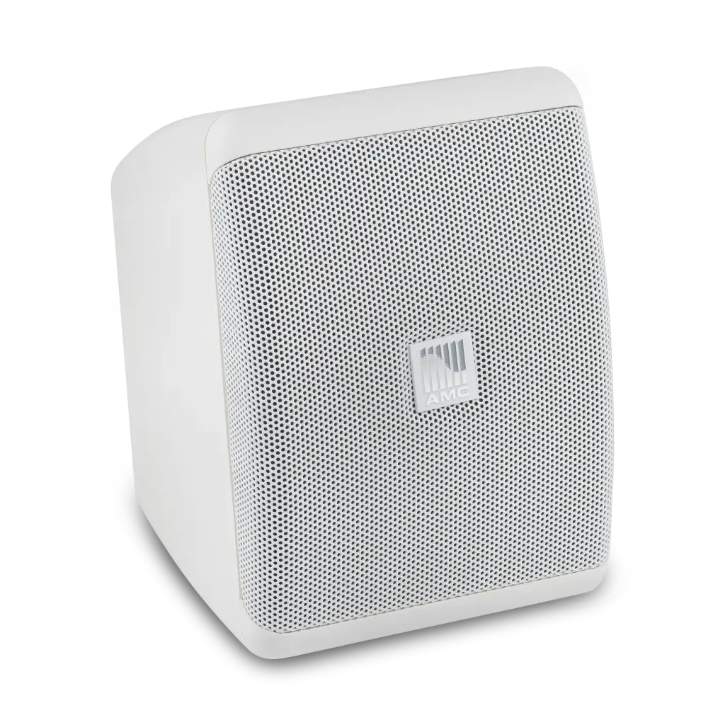 AMC PRO 04 Høyttaler, Hvit (RAL 9016)    20W - 10W - 5W@100V, 30W@16 Ohm