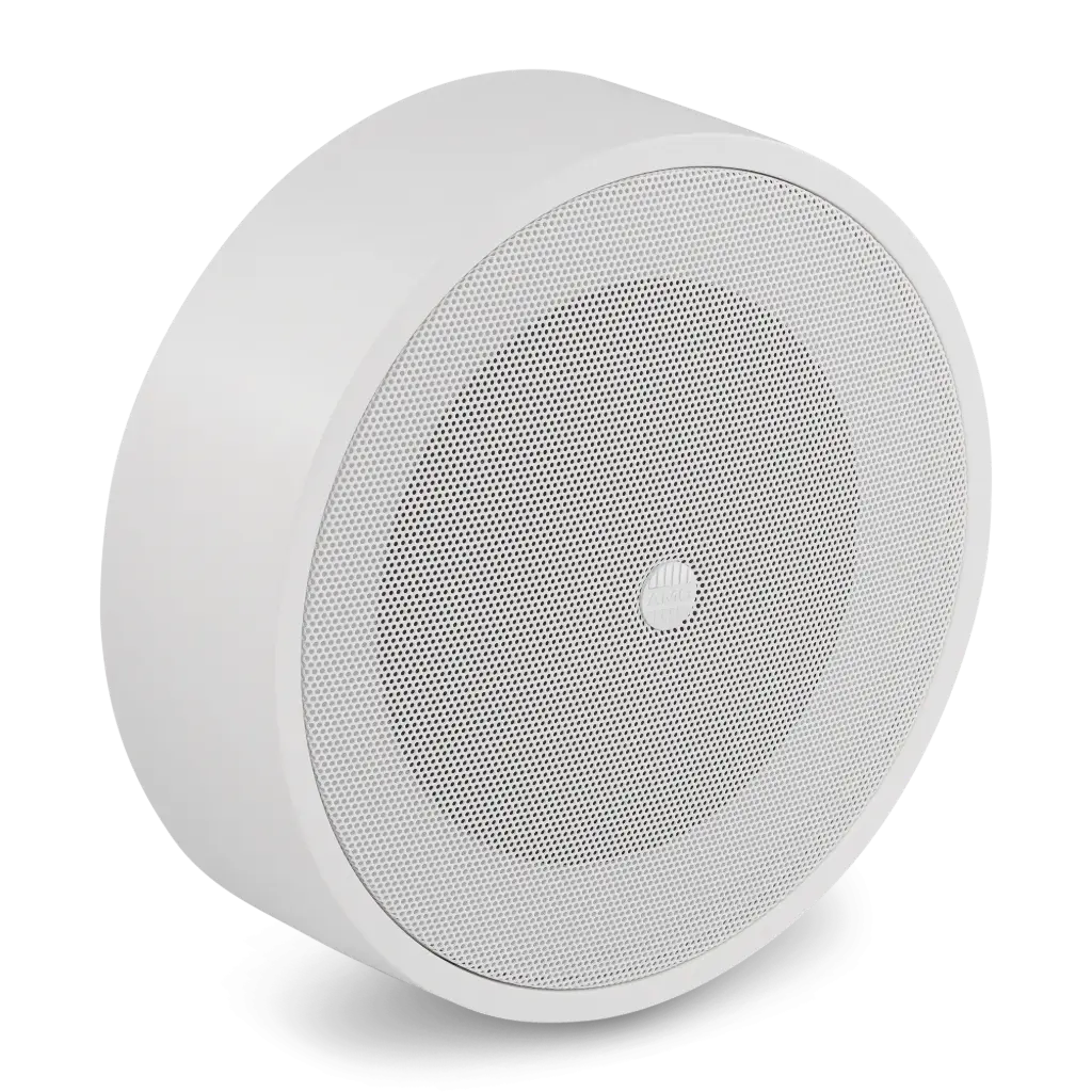 AMC PRO PS 6 Høyttaler 6" Utenpåliggende Hvit 10W-5W-2,5W@100V 
