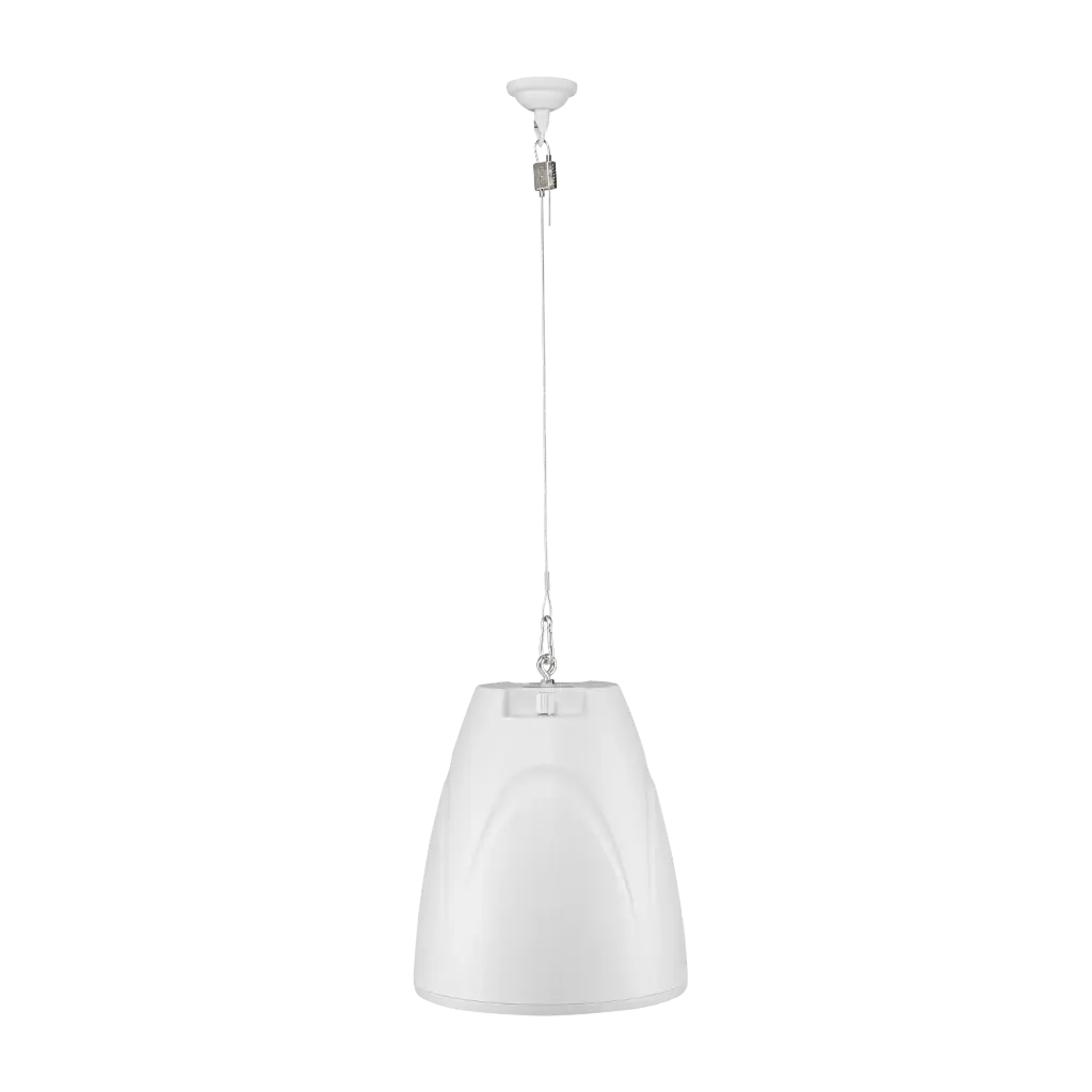 AMC PRO PL 30W Pendelhøyttaler Hvit 35W@8 Ohm 30W@100V 130° konisk spredning