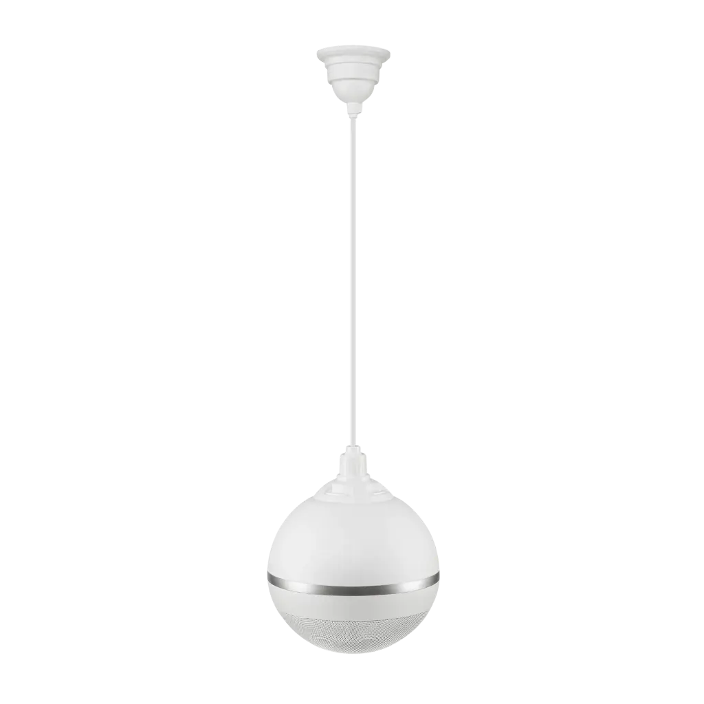 AMC PRO SL 20M Pendelhøyttaler Hvit 20W@100V 160° konisk spredning