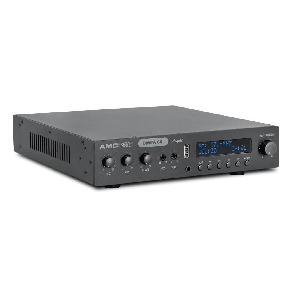 AMC PRO Media spiller og Forsterker DMPA 60 Light 