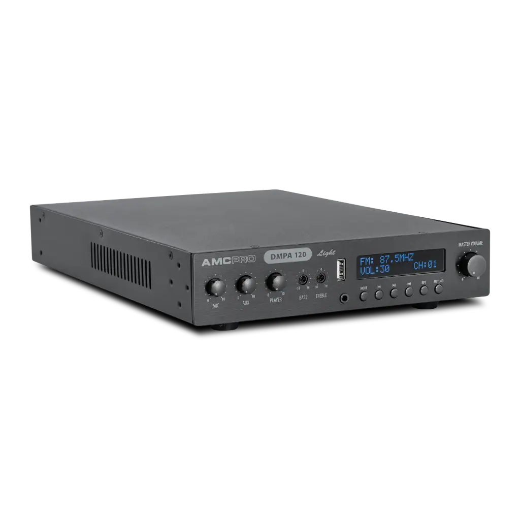 AMC PRO DMPA 120 Light Media spiller og Forsterker 120W@100V + 2 Ohm