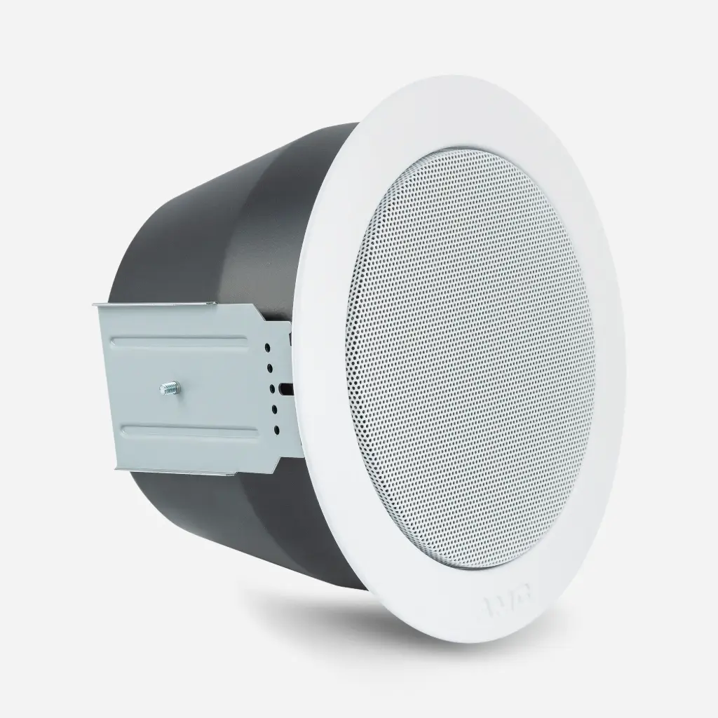 AMC PRO EVAC 5  Høyttaler Hvit 5" Sort metall dome 6W 3W 1,5W 0,75W 0,25W@100V EN60849