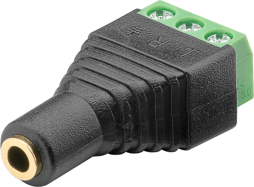 Legamaster Terminalblokk, 3 pins 3,5mm
