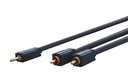 Goobay 3,5mm Jack til RCA 1 m