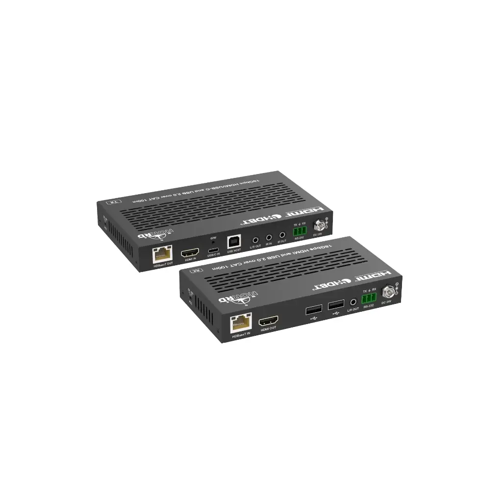Norrd NX3-324 HDBaseT™ Extender 4K60 USB-C + HDMI Dual Input