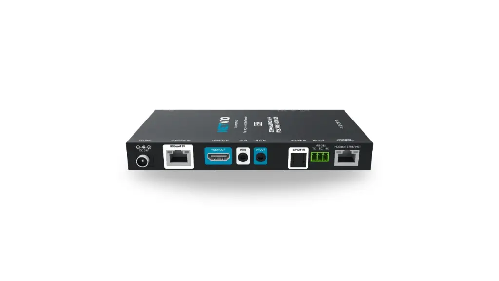 Netvio HT2 HDBT Rx 70m | LAN, ARC, 2-way IR, RS-232 & PoC