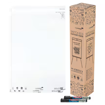 SKETCH ECO paper pad plain 2x 50 sheets 