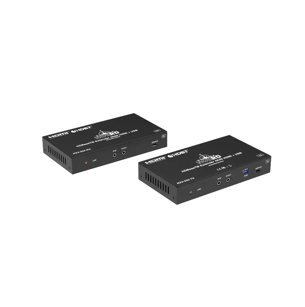 Norrd NX3-222 HDBaseT® Extender 4K60 HDMI + USB