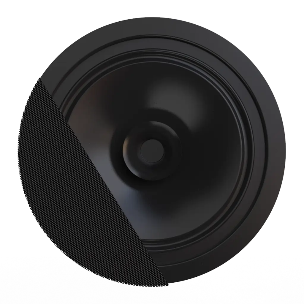 Audac CENA812I/B Innfelt høyttaler Sort 12W 6W@100V 