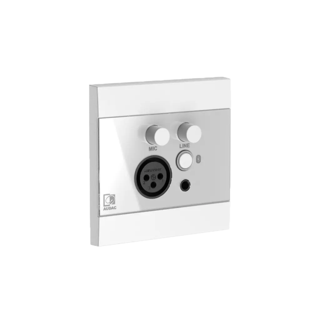 Audac WP225/W Universalpanel Bluetooth Linje Mic Hvitt