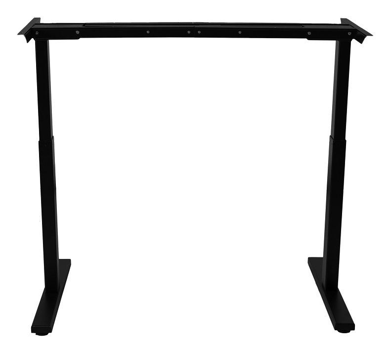 Kenson Compact 2 sit & stand table - black