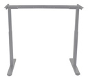 Kenson Compact 2 sit & stand table - silver