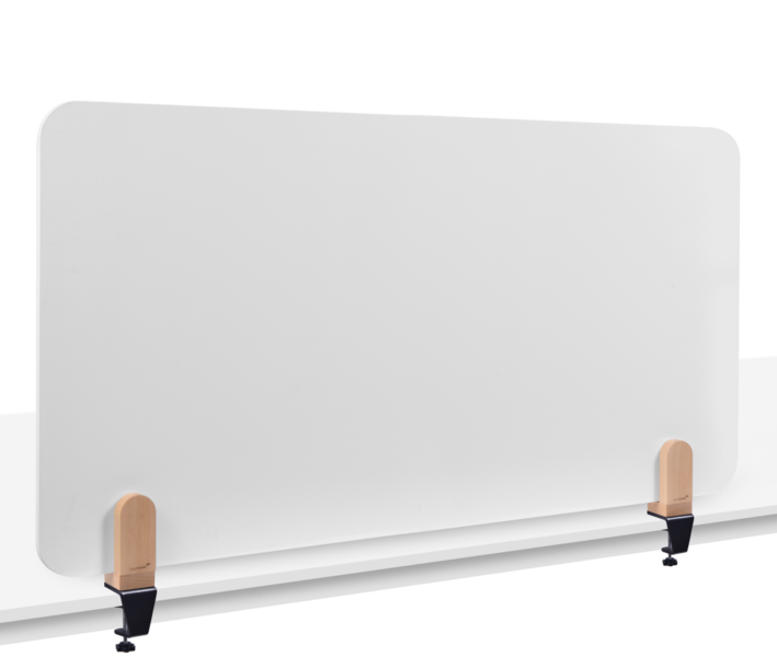 Legamaster ELEMENTS desk divider whiteboard 60x120cm clamps 