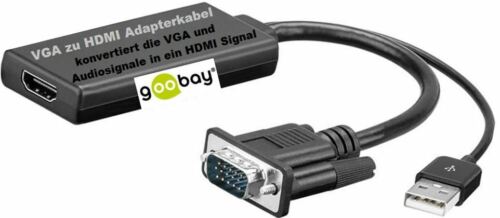 Goobay VGA/HDMI adapter cable