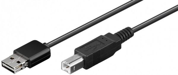 Goobay USB sync and charging cable, black -5 M