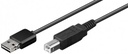 Goobay USB sync and charging cable, black -5 M