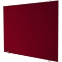 Legamaster glassboard 90x120cm red