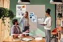 Legamaster BOARD-UP acoustic pinboard 75x75cm quiet grey