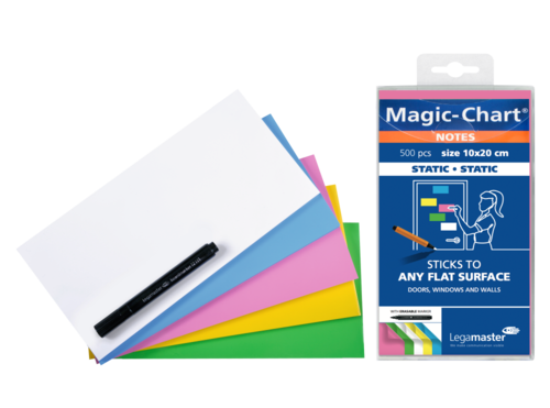 Legamaster Magic-Chart notes 10x20cm assorted 500pcs